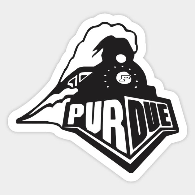 Purdue Sticker by Rosemogo